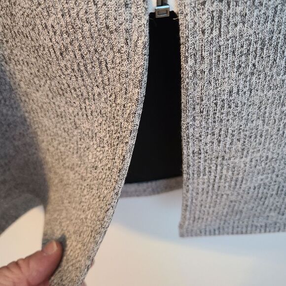 Torrid Grey Ribbed Zip Front Womens 3X Bodycon Pencil Thick Skirt Careerwear - Picture 5 of 12